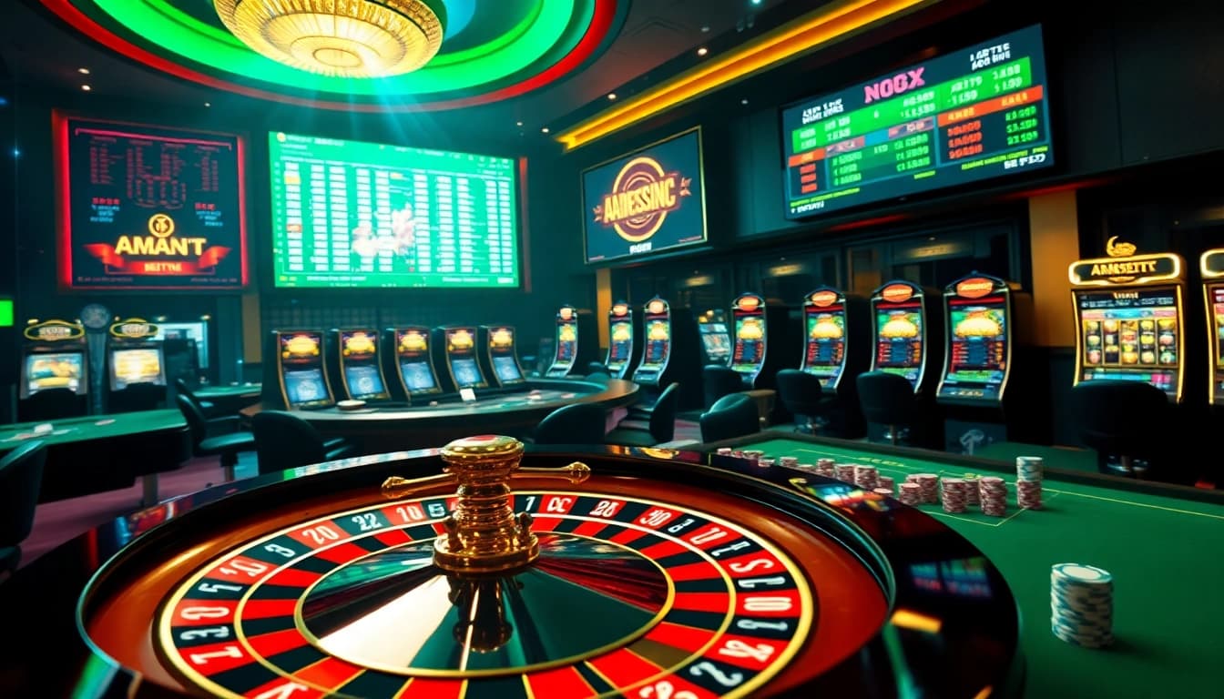 Engage in thrilling activities at https://mm88.land/ with casino tables, poker chips, and vibrant gameplay.