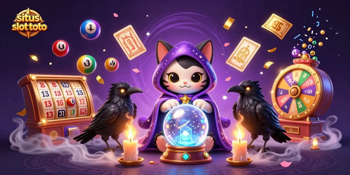 Spin the reels at situs slot toto with vibrant game elements and mystical characters in an engaging scene.