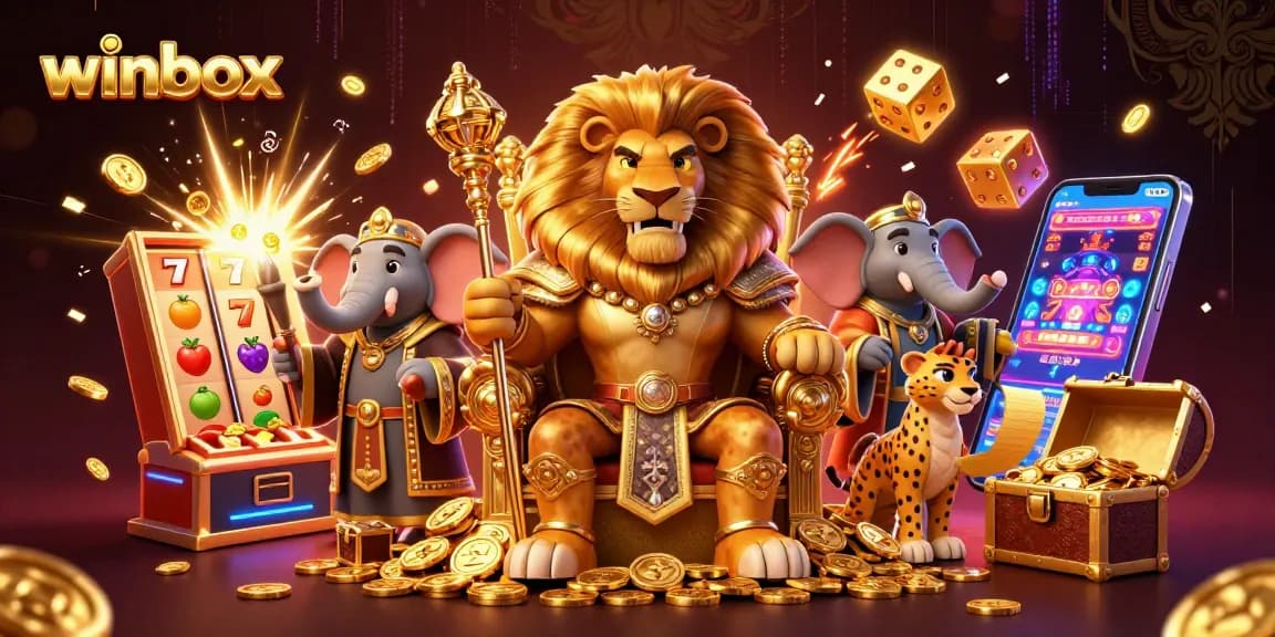 Experience excitement at Winbox with a captivating online casino scene featuring a lively atmosphere and rich game elements.