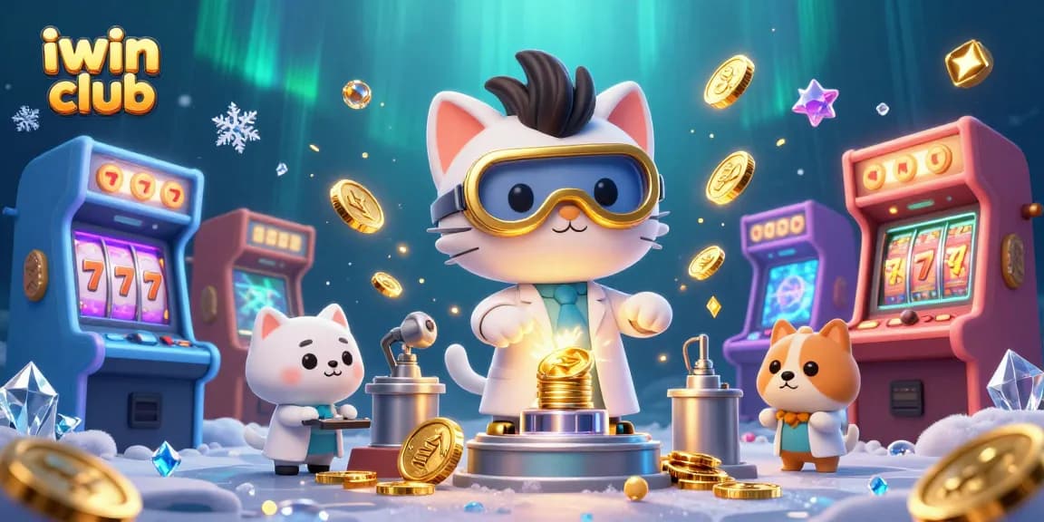 Experience exciting gameplay at iwin club, featuring vibrant slot machines and dynamic casino elements.