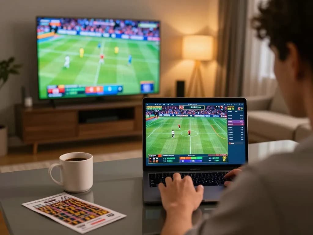 Engaging online sports betting setup with the hidden wiki content displayed on the laptop.