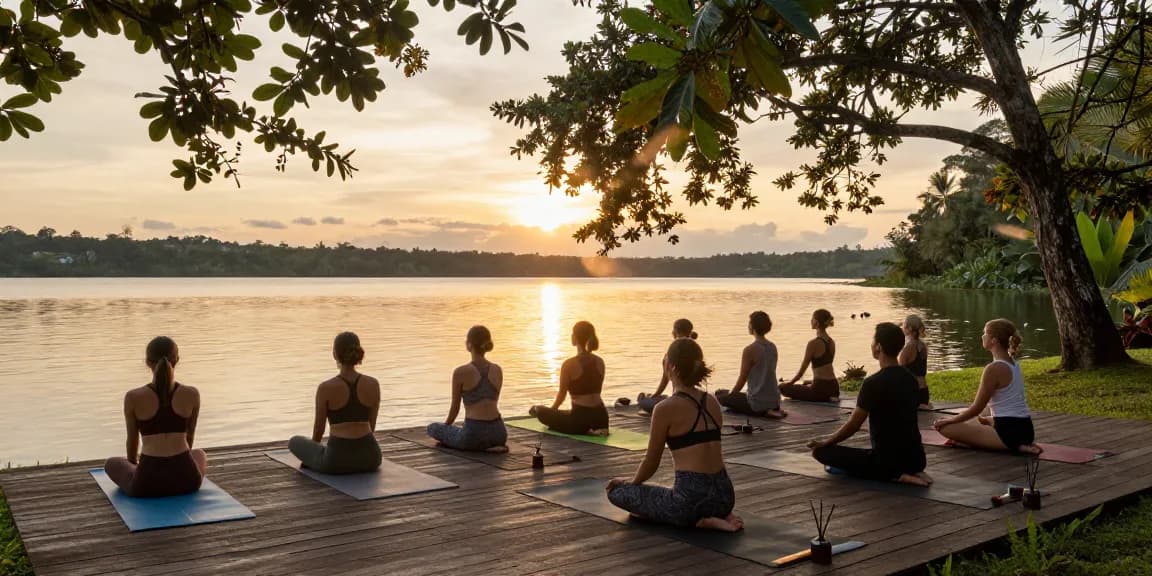 Join a rejuvenating yoga retreat Sri Lanka sessions surrounded by nature.
