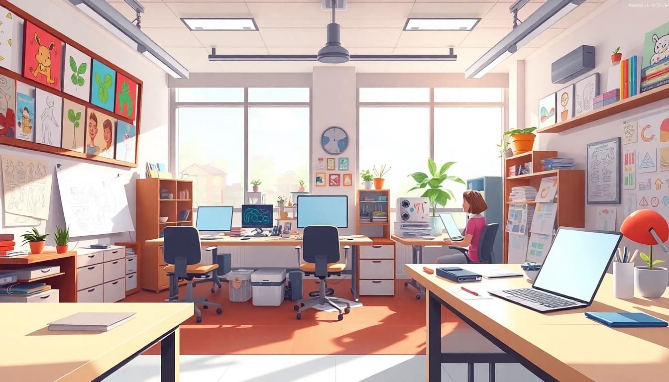 Gestalten Sie eine kreative 2D Animation mit lebhaften Charakteren und einem inspirierenden Studio.