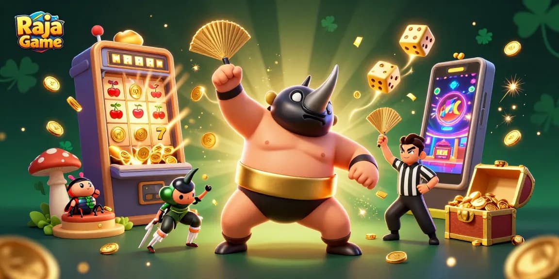Engage in thrilling gameplay with Raja Game, featuring exciting slot machines bursting with rewards.