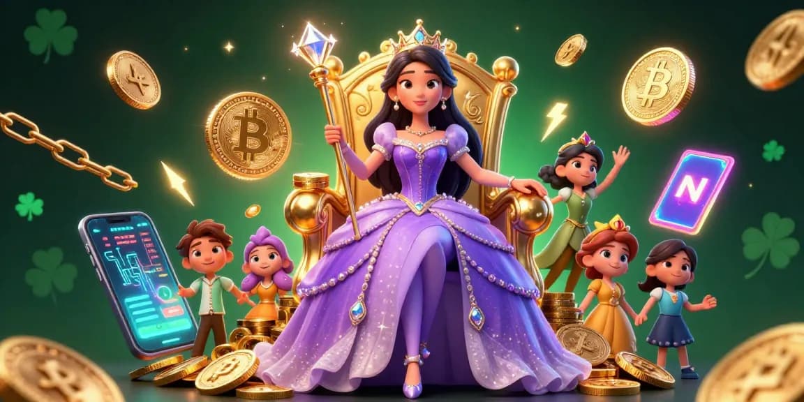Engage with 79king's captivating casino world, featuring an enchanting character and vibrant crypto elements.