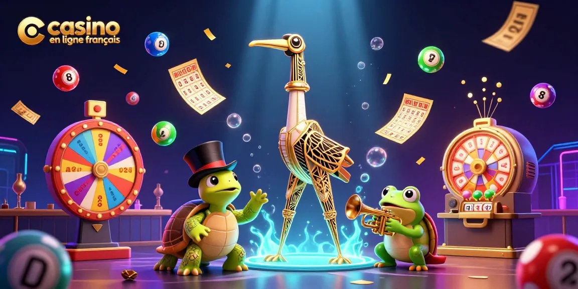 Vivez des moments palpitants au casino en ligne français avec des jeux vibrants et des éléments colorés.
