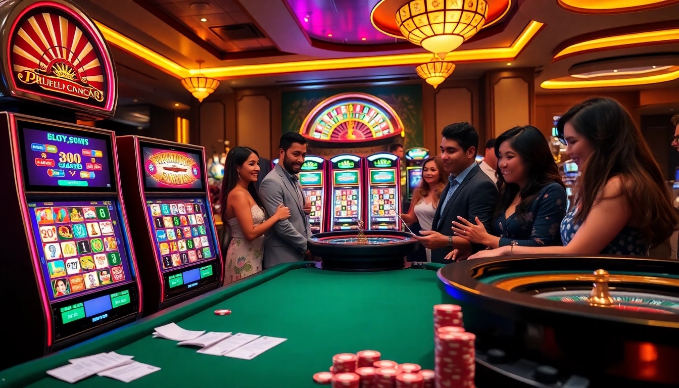 Pemain merasakan kegembiraan di Slot Depo 5rb dalam suasana kasino mewah
