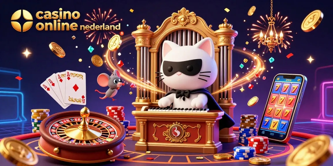 Experience the glamour of casino online nederland with an enchanting 3D illustration featuring dynamic game elements.