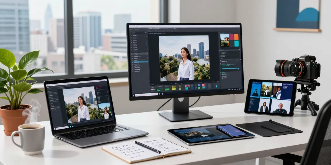 Data scientist using a free AI image detector showcasing analysis of various image formats.