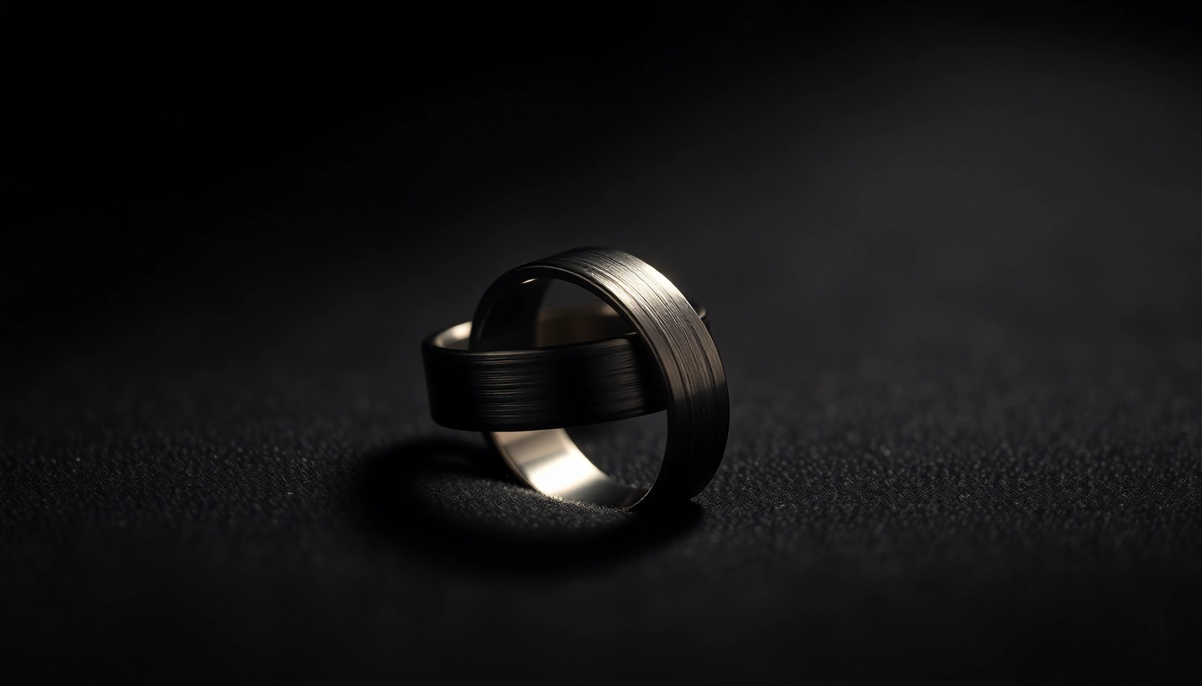 Stylish and Timeless Black Wedding Rings for Men: The Ideal Choice