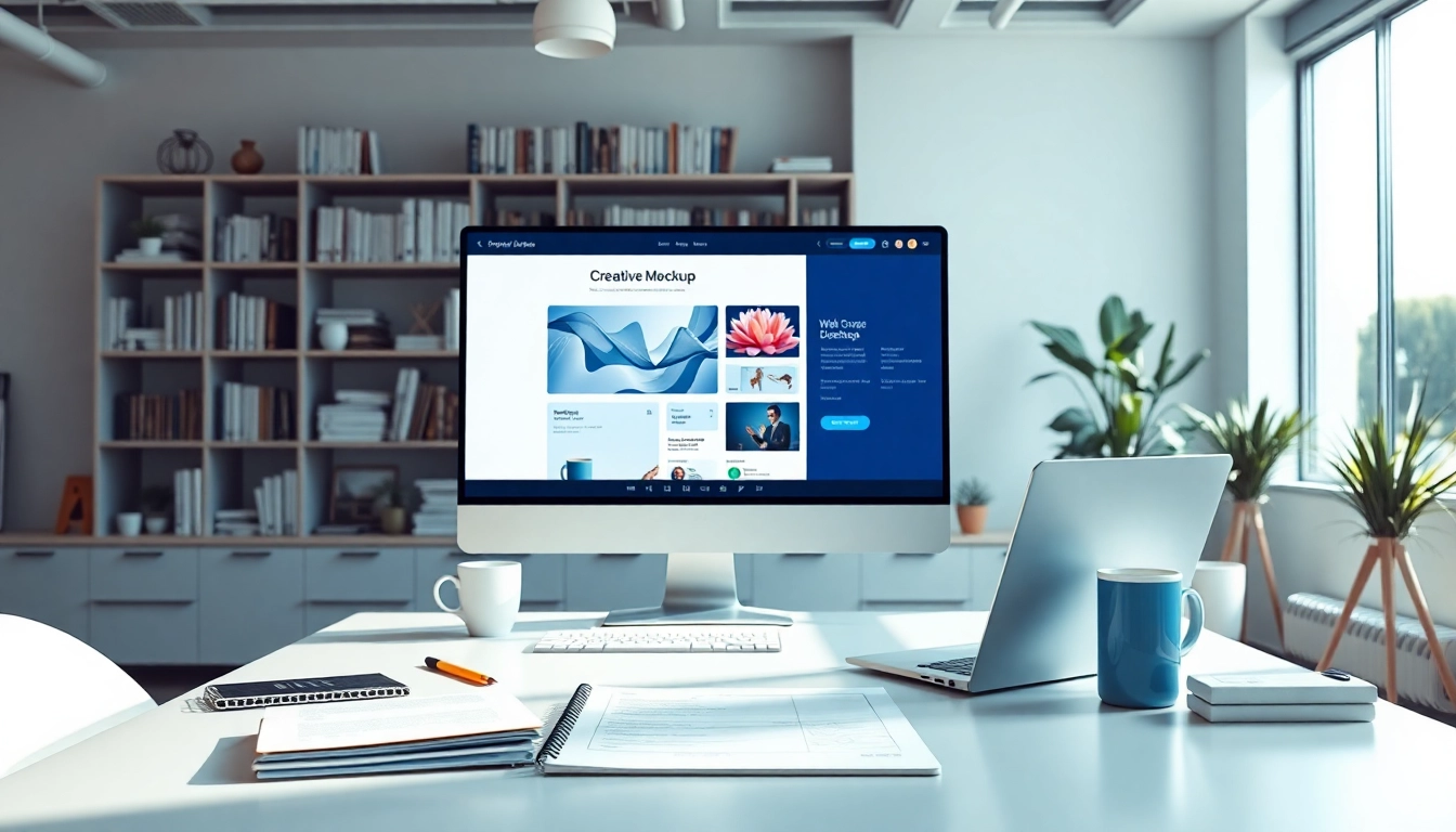 Showcasing web design edmonton expertise in a modern workspace.