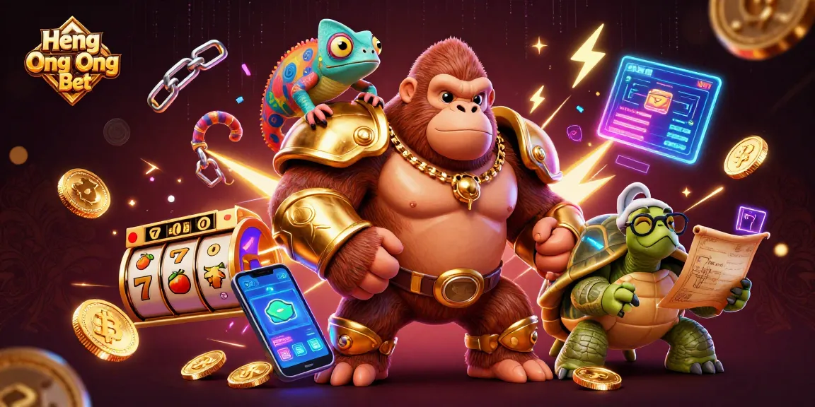 Experience thrilling slot gameplay at Heng Ong Bet with immersive characters and vibrant casino elements.