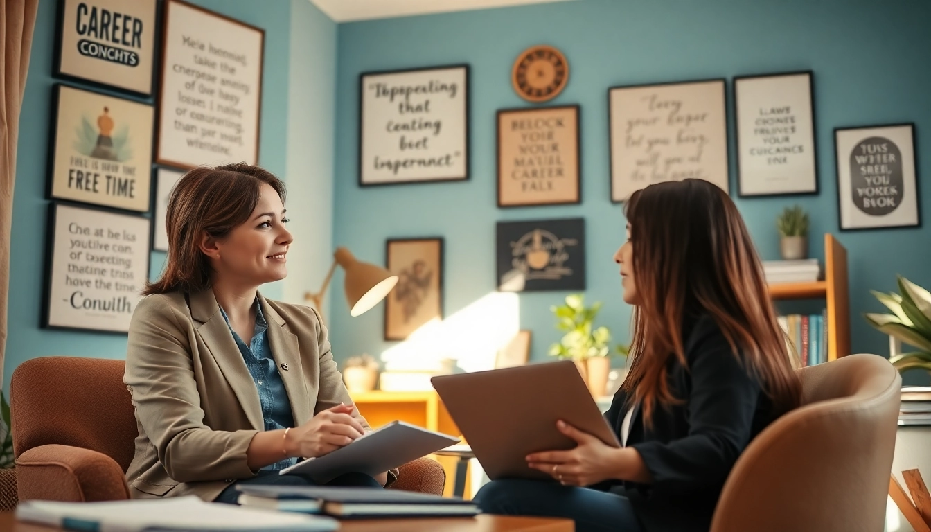 Find my true calling through a career coaching session with insightful dialogue and a warm atmosphere.