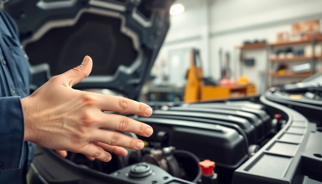 A mechanic examining a car engine, highlighting the value of an extended auto warranty for vehicle protection.