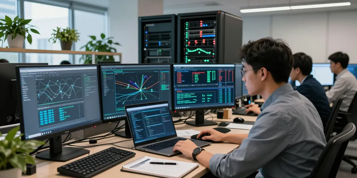Security analysis at shs-dome5.com with tech team monitoring network protocols for safety.