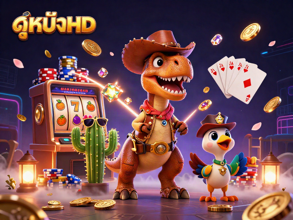 เล่นเกมคาสิโนสุดมันส์ที่ดูหนังHD ด้วยสล็อตแมชชีนชนะรางวัลใหญ่!