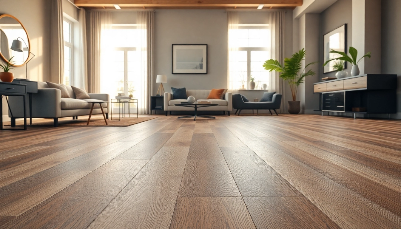 Discover premium flooring near me showcasing luxury vinyl in a beautifully designed room.