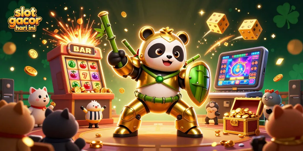Menangkan jackpot di slot gacor hari ini dengan mesin slot ceria berdesain unik dan tumpukan koin berkilau.