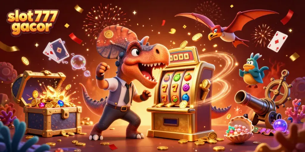 Genggam kemenangan besar dengan slot 777 gacor bertema kasino yang meriah.