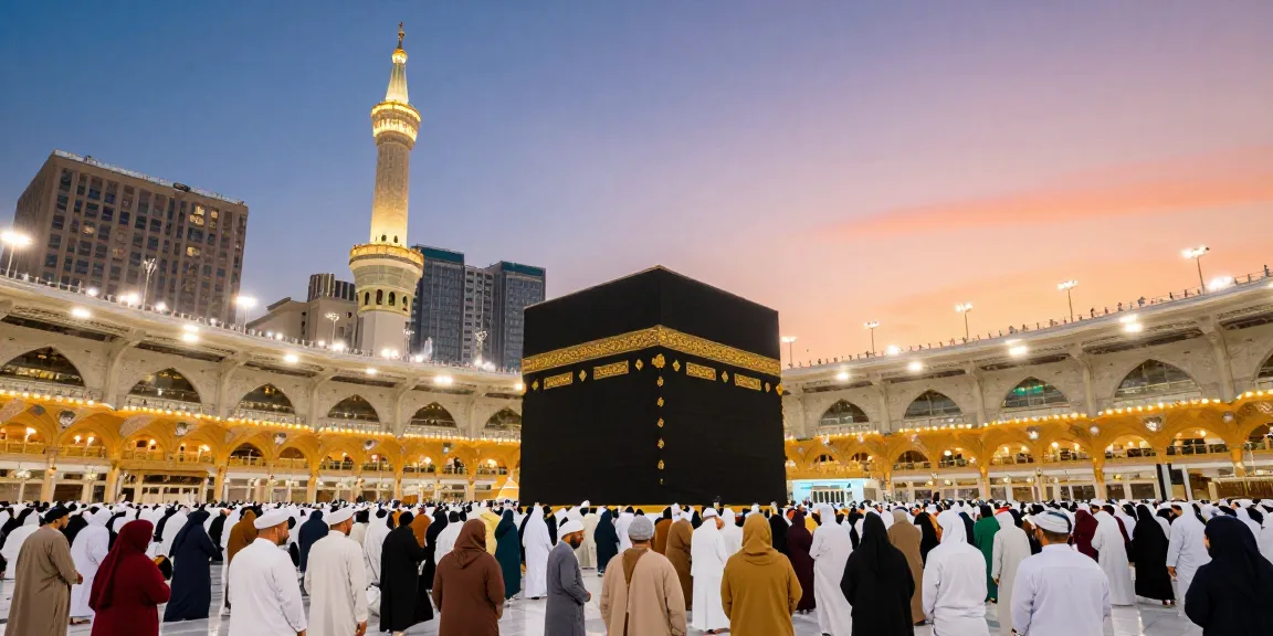 Experiencing Umroh Ramadhan: Sacred pilgrimage to the holy sites during Ramadan, inspiring travel adventure, and cultural immersion.
