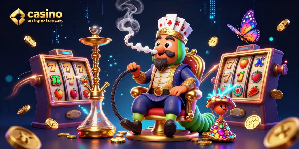 Jouez sur un casino en ligne français avec une illustration captivante de jeux à thème.
