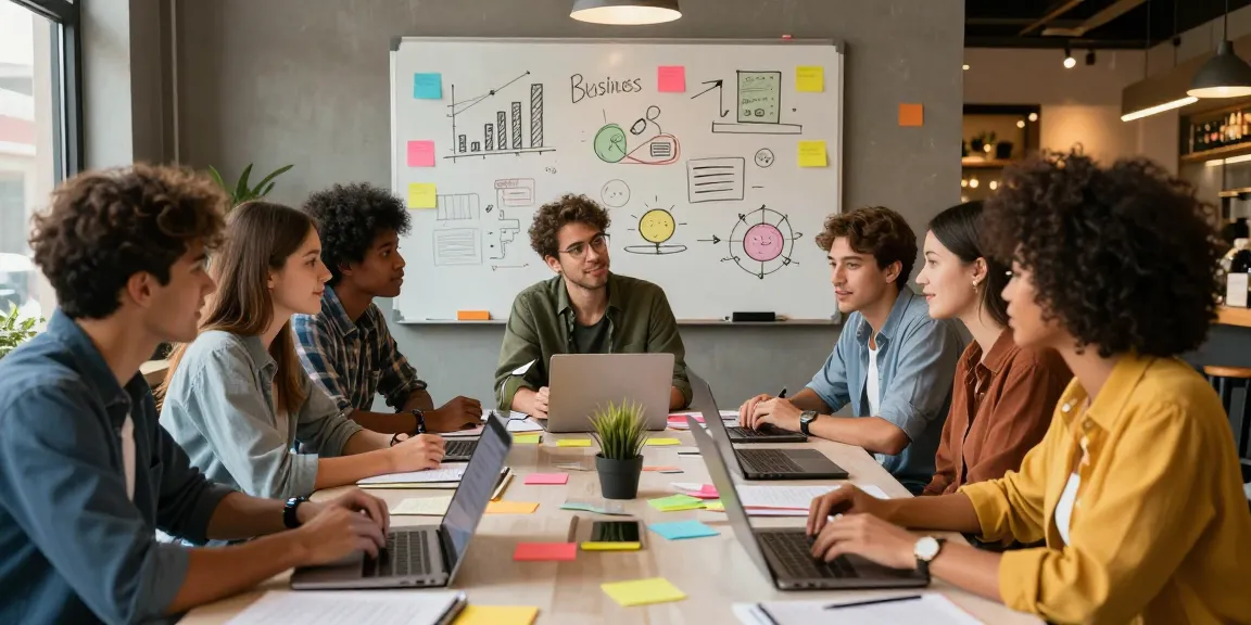 Dynamic team collaboration at https://www.startsomethingpc.com, brainstorming ideas to grow startups into unicorns.