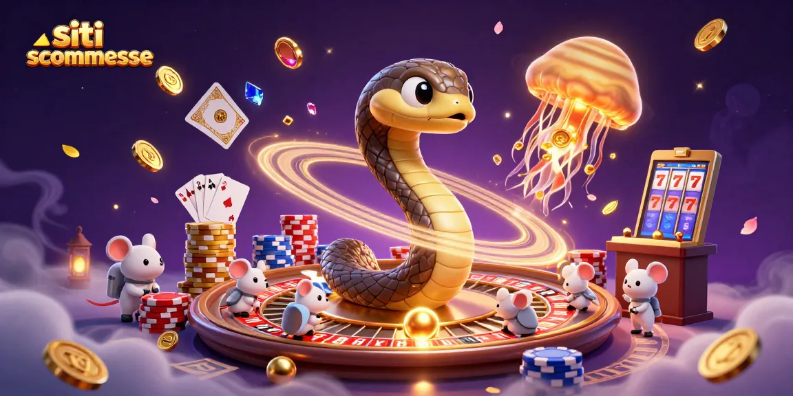 In questa illustrazione vivace, astronauti topi scommettono sui siti scommesse, circondati da monete d'oro volanti.