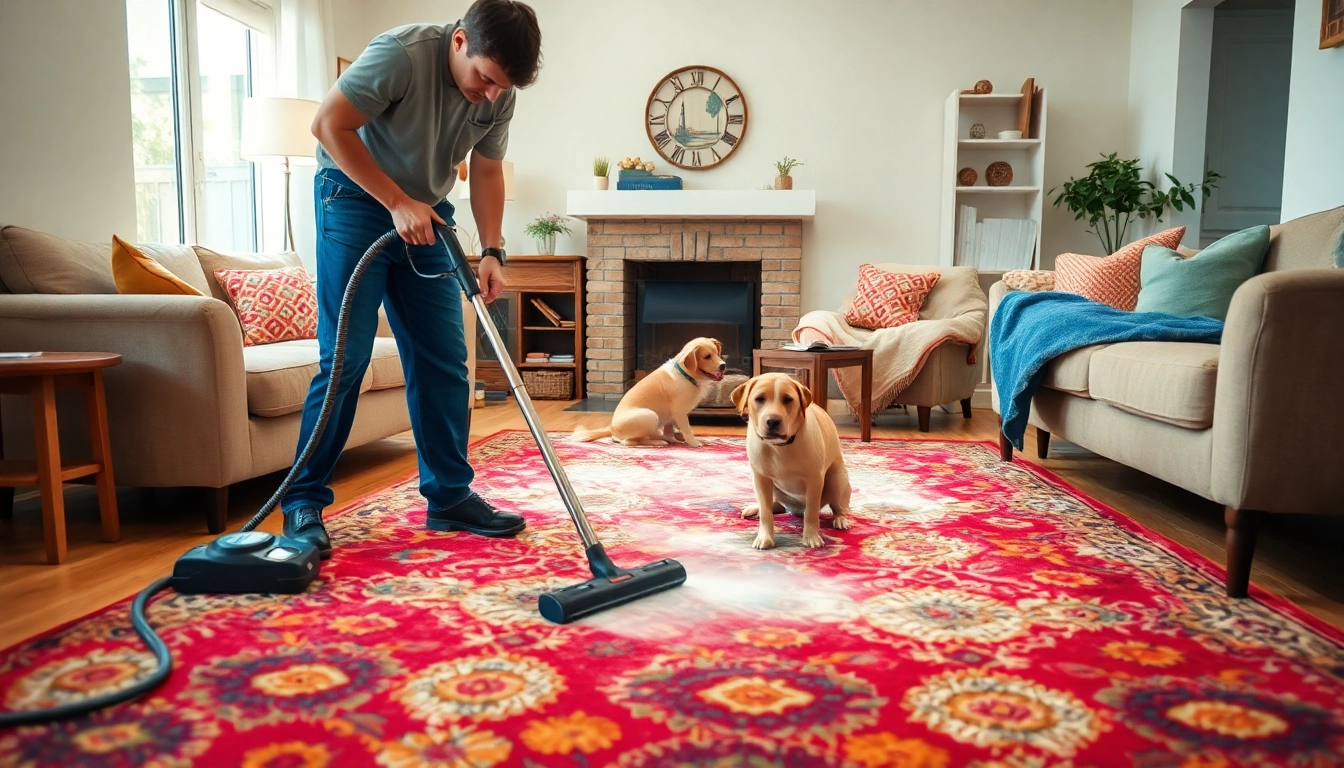 Enhance your home with pet odor carpet cleaning that revitalizes carpets in a cozy setting.