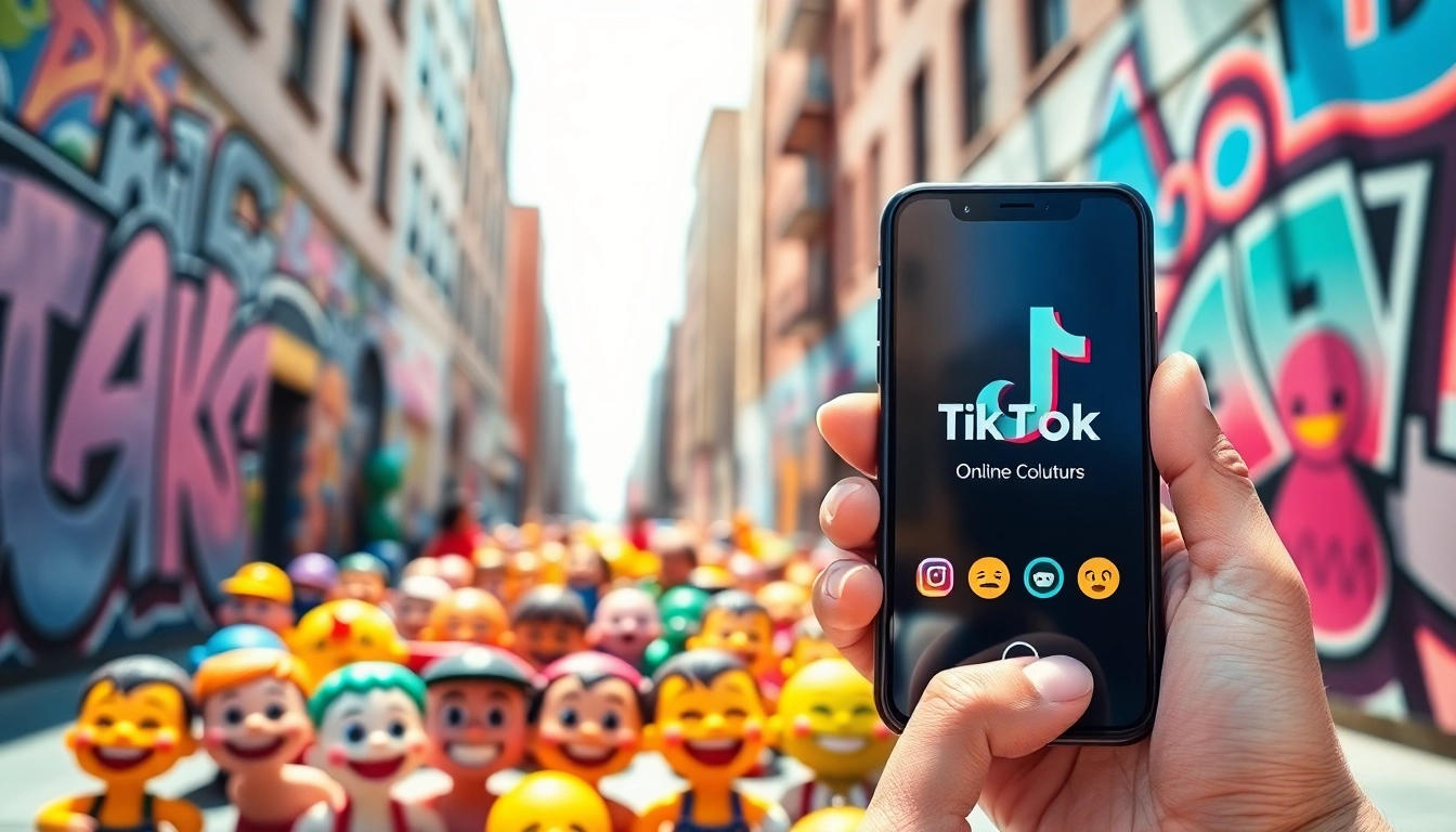 Engaging TikTok emojis displayed vibrantly, showcasing creative expression and youth culture.