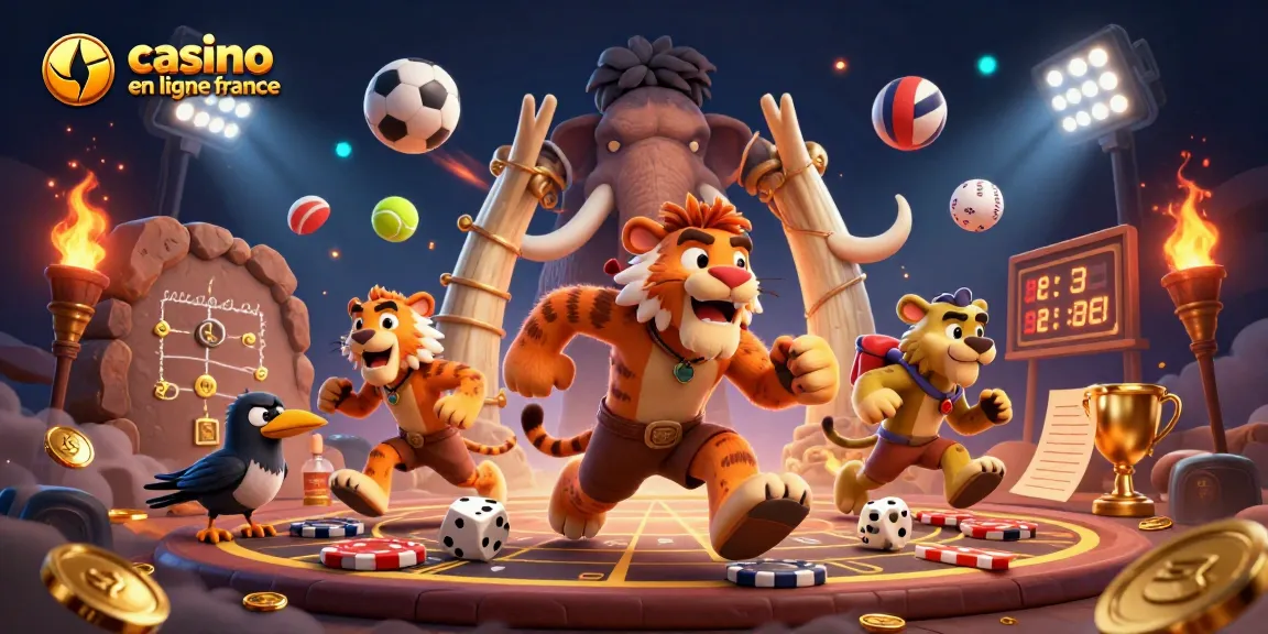 Jouez sur le casino en ligne France avec des personnages et des jeux de casino 3D animés.