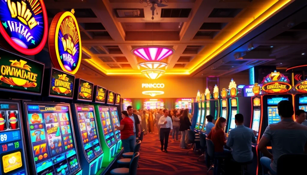 Pinco Casino pulsuz firlanmalar ilə dolu canlı kazino atmosferi yaratmaq.