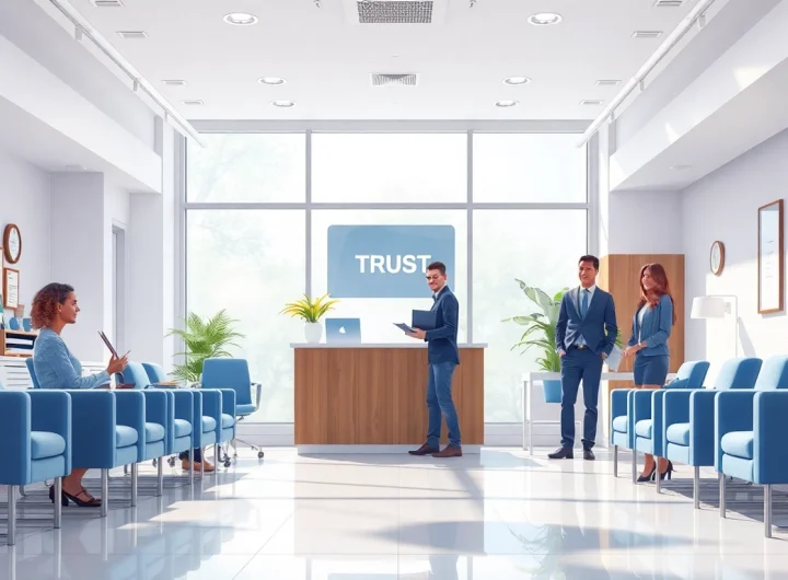 Expert led warranty company office showcasing professionalism and reliability in a welcoming environment.