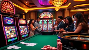 Pemain merasakan kegembiraan di Slot Depo 5rb dalam suasana kasino mewah