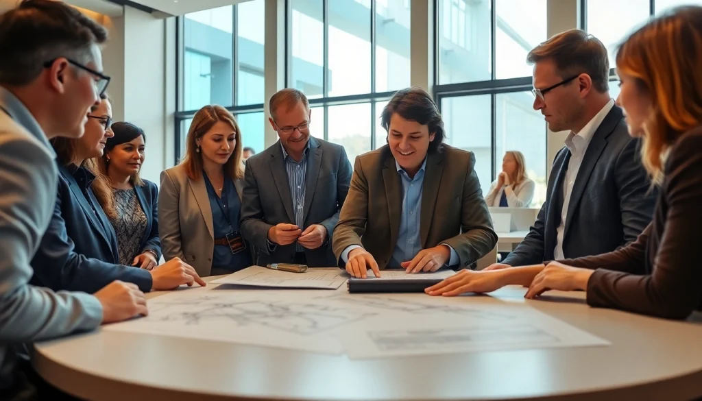 Engaged participants discuss construction advocacy carolinas in a bright conference setting.