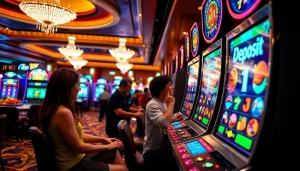 Menangkan permainan slot deposit 1k di kasino dengan mesin yang memikat perhatian.