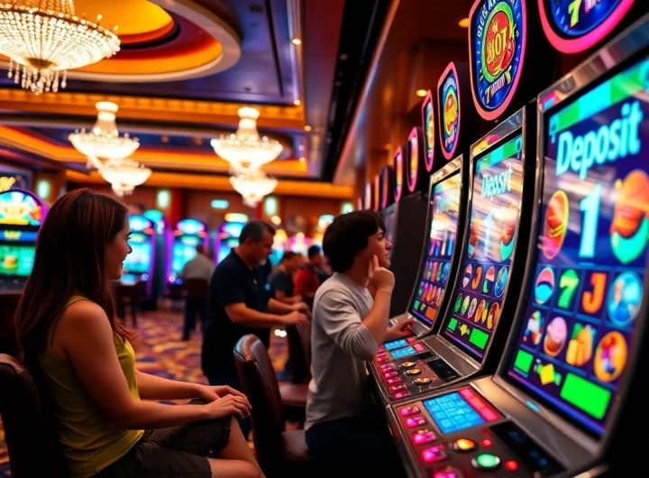 Menangkan permainan slot deposit 1k di kasino dengan mesin yang memikat perhatian.