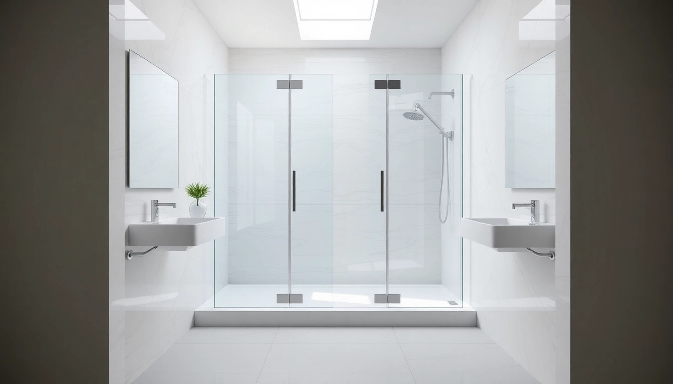 Elegante duschkabine 100x100 in einem modernen Badezimmer mit stilvollem Design
