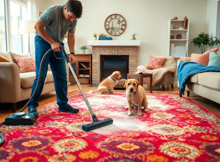 Enhance your home with pet odor carpet cleaning that revitalizes carpets in a cozy setting.