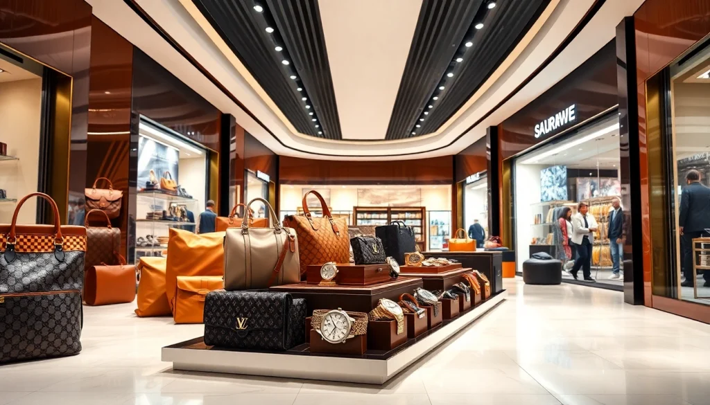 레플리카쇼핑몰에서 다양한 고품질 복제품을 선보이는 현대적인 쇼핑몰 풍경.