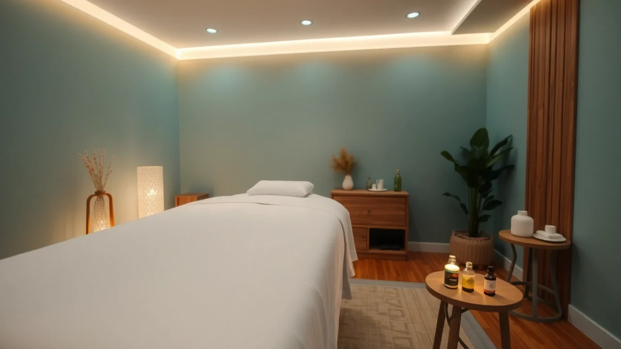 휴식을 위한 완벽한 구미스웨디시 마사지 룸의 차분한 분위기를 발견하세요.