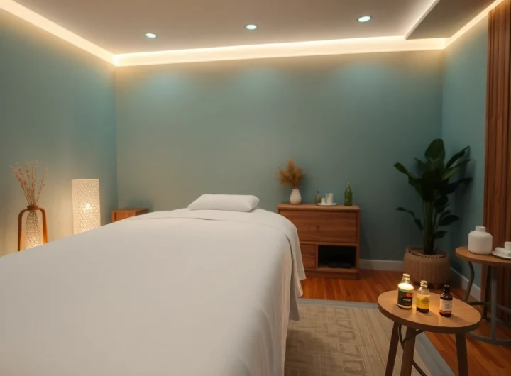 휴식을 위한 완벽한 구미스웨디시 마사지 룸의 차분한 분위기를 발견하세요.