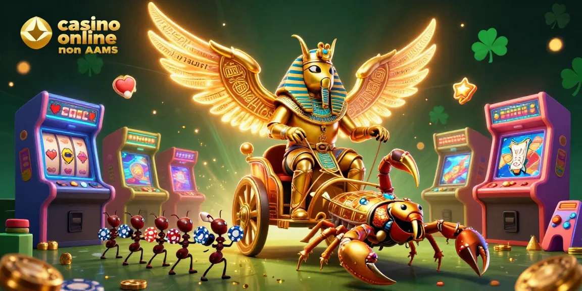 Gioca nei migliori casino online non AAMS con questa vivace illustrazione 3D ricca di dettagli.